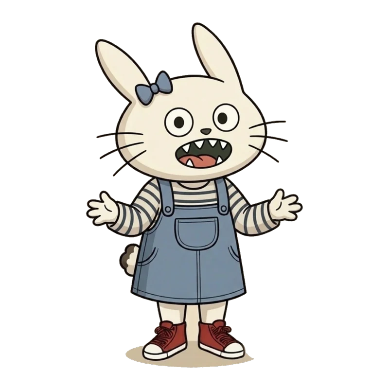 うさぴょん ウェルカムポーズ